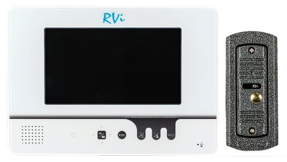 Видеодомофон RVi-VD2 LUX с вызывной панелью RVi-305