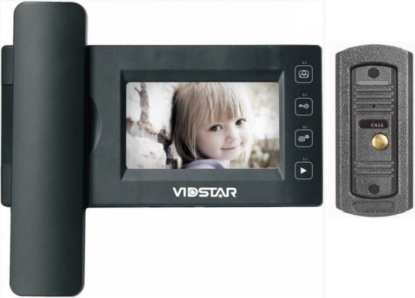Видеодомофон VIDSTAR VS-430M Черный